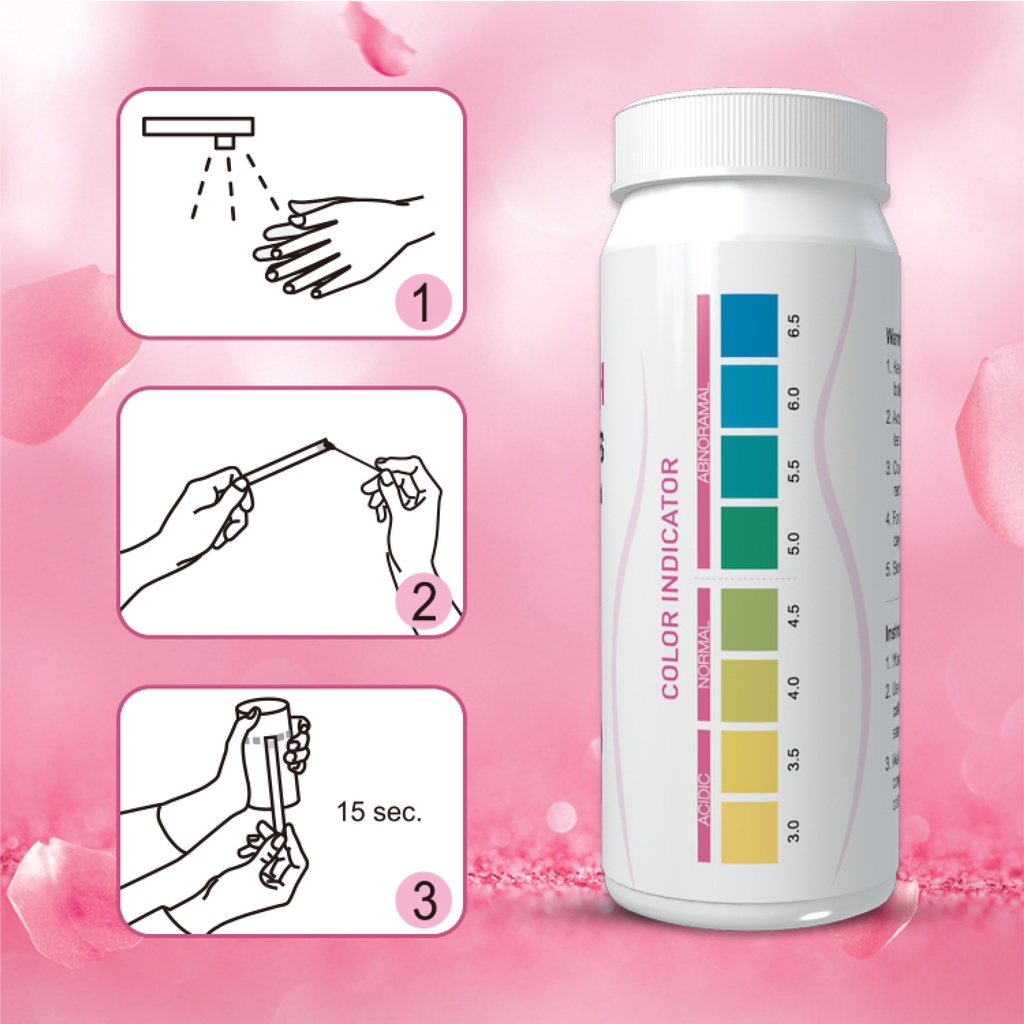 Bộ 5 que kiểm tra âm đạo hàng OVANCY chất lượng - Que thử phụ khoa Ovancy Check