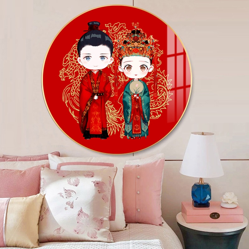 Bộ Tranh Đính Đá 5D Tự Làm Hình Cô Dâu Chú Rể Trong Đám Cưới