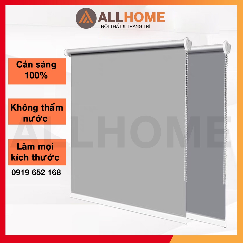 Rèm Cuốn Trơn Chống Nắng ALLHOME Che Nắng Cửa Sổ Văn Phòng Kéo Dễ Dàng Giá Rẻ Đẹp Cản Sáng Tốt 100% Làm Mọi Kích Thước