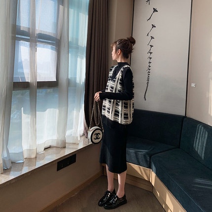 NRVP Áo KhoáC Cardigan Tay DàI Phong CáCh HàN QuốC
