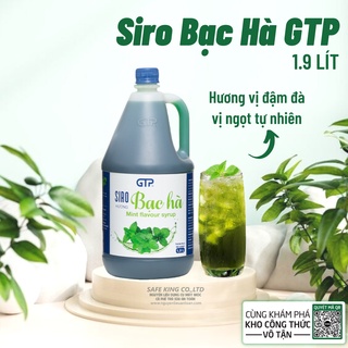 Siro Bạc Hà GTP 2.5kg Hương Vị Đậm Đà, Vị Ngọt Tự Nhiên