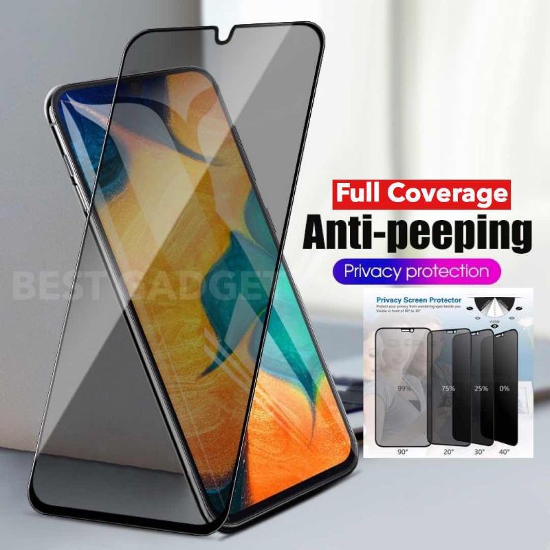 Kính cường lực chống nhìn trộm cho Huawei Y9A Y7A Ymax Y9s Y9prime P30 Mate20X Honor20 Honor Play