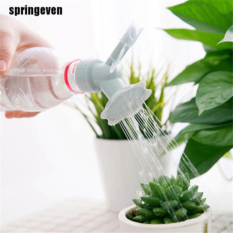 Đầu vòi phun nước tưới cây 2 trong 1 bằng nhựa tiện lợi