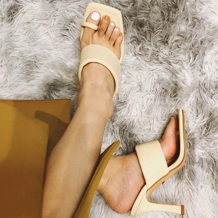Bán Chạy!Dép Sandal Cao Gót Hở Ngón Size Lớn 35-43 42 Thời Trang Mùa Hè Dành Cho Nữ