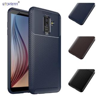 Ốp điện thoại silicon TPU phối sợi carbon cho SAMSUNG GALAXY A6 PLUS 2018 A605 A6+ SM A605F A605S A605G A605FN A605G/DS