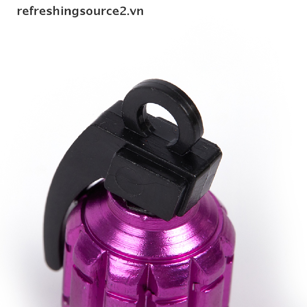 Bộ 2 Nắp Van Bánh Xe Bằng Nhôm Chuyên Dụng Cho Xe Mô Tô / Xe Hơi / Xe