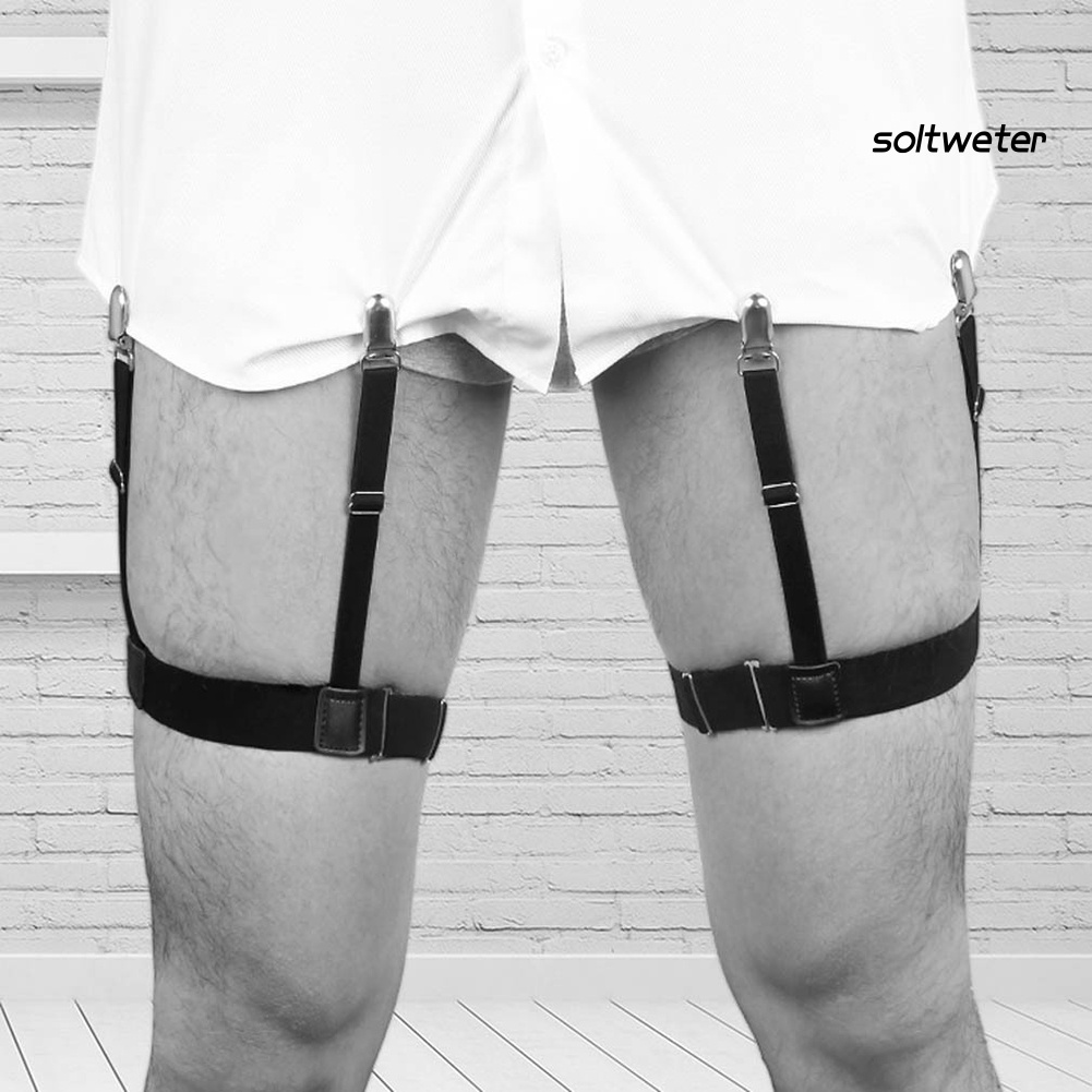 1 cặp kẹp giữ áo sơ mi đồng phục chống trượt co giãn dành cho nam nữ