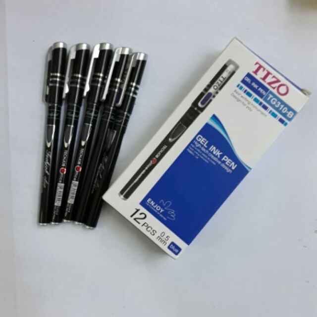 Bút Bi Nước Tizo TG310 Ngòi 0.5mm  Loại 1, đầu bi sản xuất tại Thụy Sĩ viết trơn, đều mực
