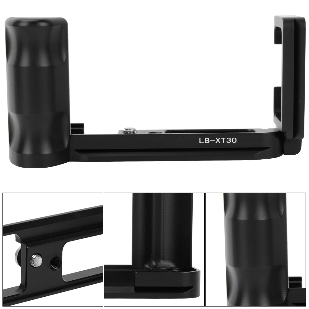 Metal Quick Release Vertical Hand Grip Bracket for Fujifilm X-T30 Mirrorless Camera