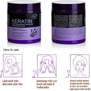 Dầu ủ tóc keratin brazil nut / lavender 1000ml