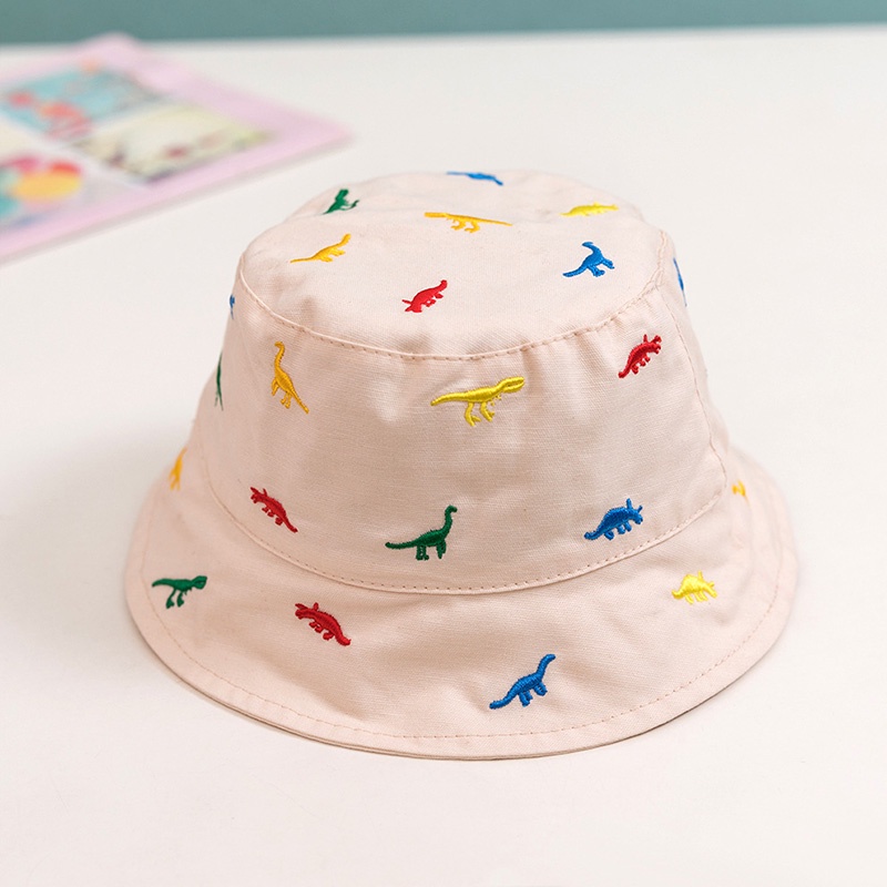 Mũ Xô Chống Nắng Thêu Họa Tiết Hoạt Hình Dễ Thương Thời Trang Xuân Hè Cho Bé