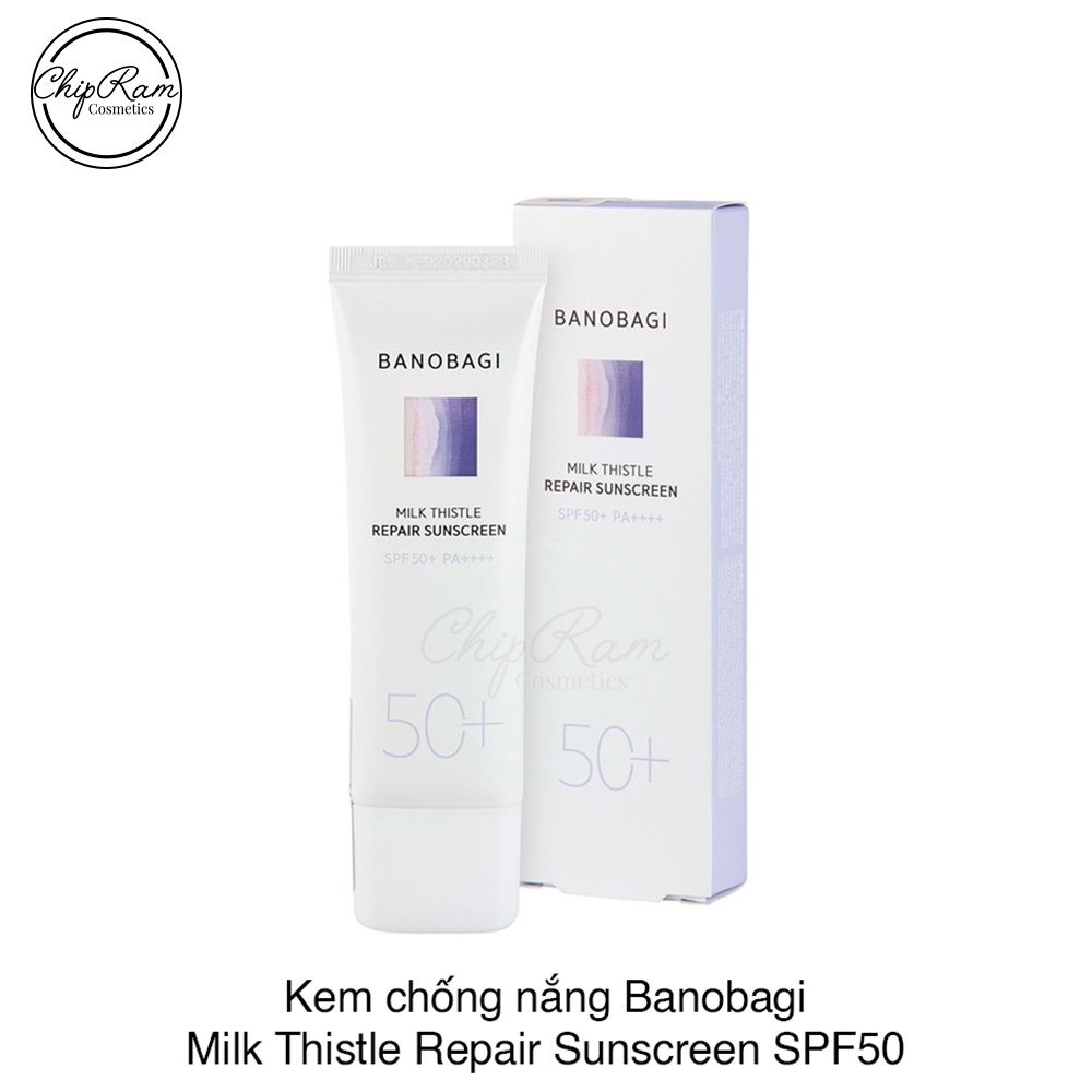 Kem chống nắng Banobagi Milk Thistle Repair Sunscreen SPF 50+ PA++++ cấp ẩm, không bết dính