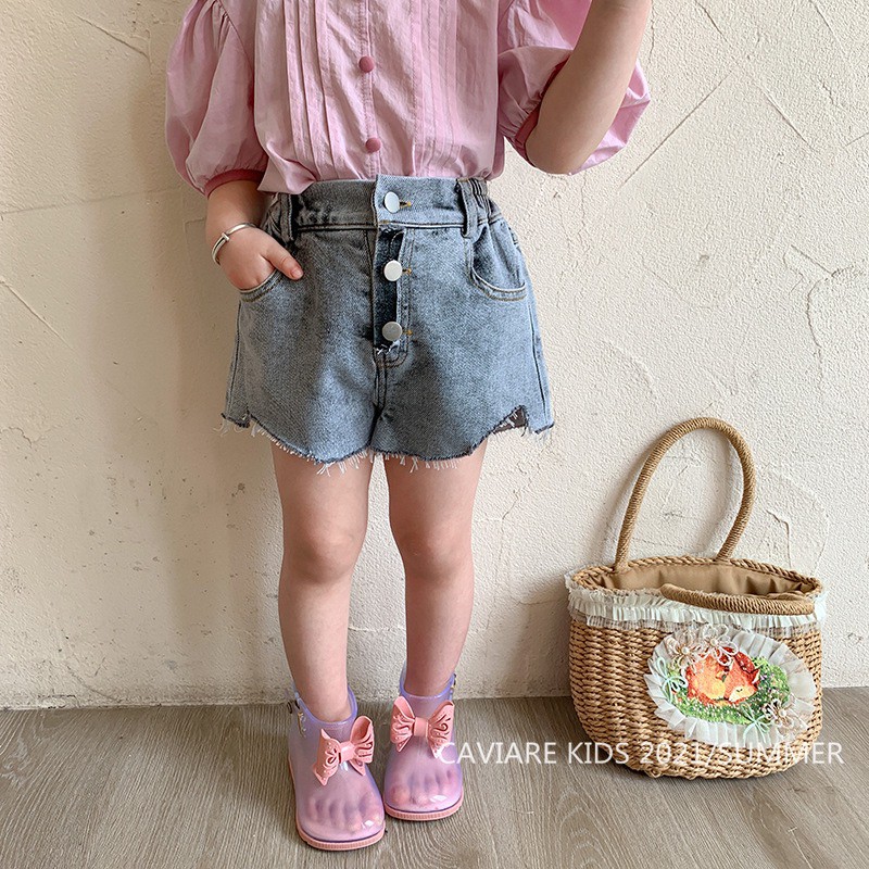 [QG177] Quần short jean 3 cúc cho bé sz 80-130