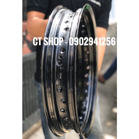 NIỀNG NHÔM ĐEN 3.0x16 | 3.0x18 | 2.15x16 | 2.15x18 cho win ,cafe racer, classic ,scramler , GN125, GD110, husky 125