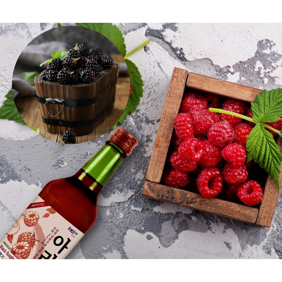 [ship HCM] Soju Mint Choco (Soju Hàn Quốc vị trái cây GoodDay/Korice) chai 360ml
