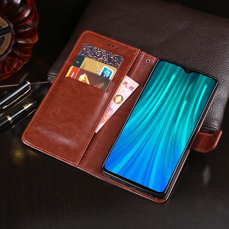 Infinix Note 7【Flip Wallet Leather Case】Magnetic Slim Soft Card Slot Stand Holder Cover