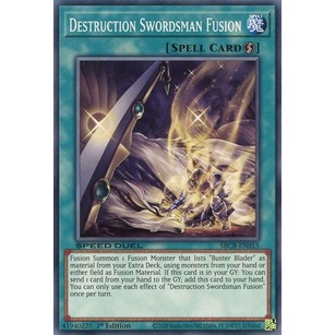 Bài yugioh speed duel - Destruction Swordsman Fusion - SBCB-EN015