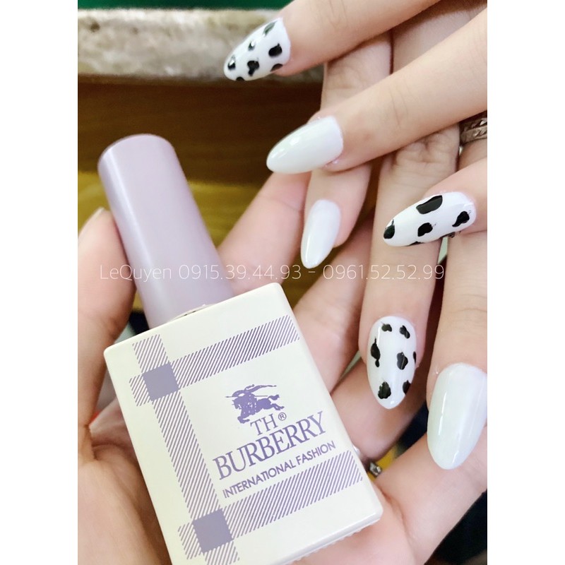 Sơn gel trắng sữa, đen