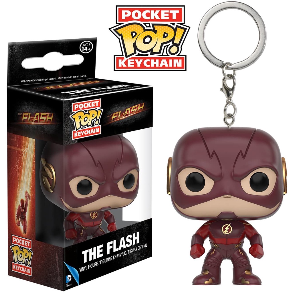 Móc Khóa Funko POP: The Flash - The Flash Action 5cm
