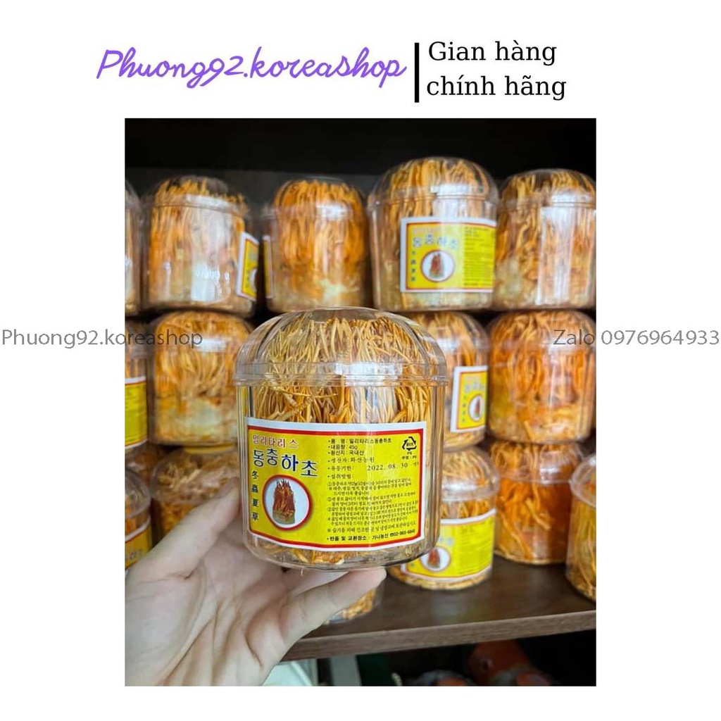(Hàng chuẩn) Hoa Đông Trùng Hạ Thảo Hàn Quốc Dạng Khô, Cao Cấp | BigBuy360 - bigbuy360.vn