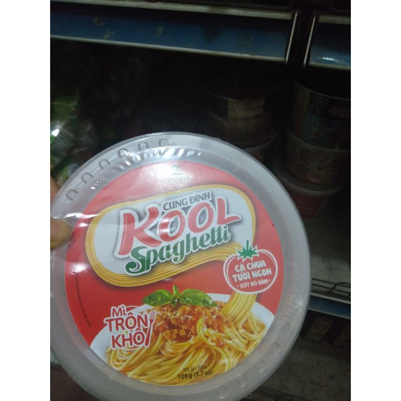 bát mì trộn spaghetti