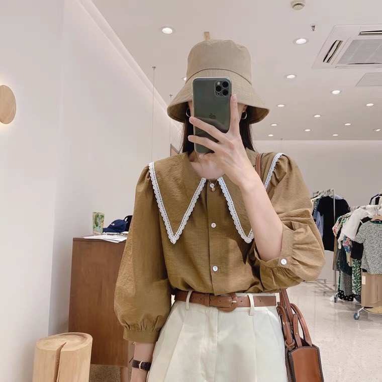 áo sơ mi kiểu tiểu thư hót freeship 50k freeship A380 | BigBuy360 - bigbuy360.vn