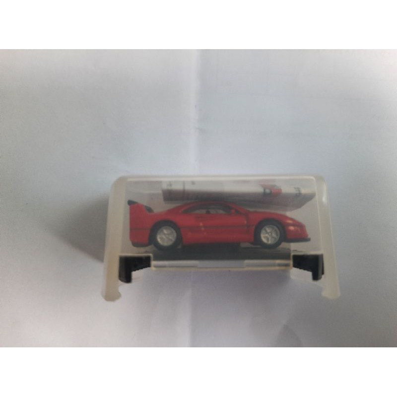 xe Kyosho tỉ lệ 1:100 - Ferrari F40 màu  đỏ , hàng hiếm