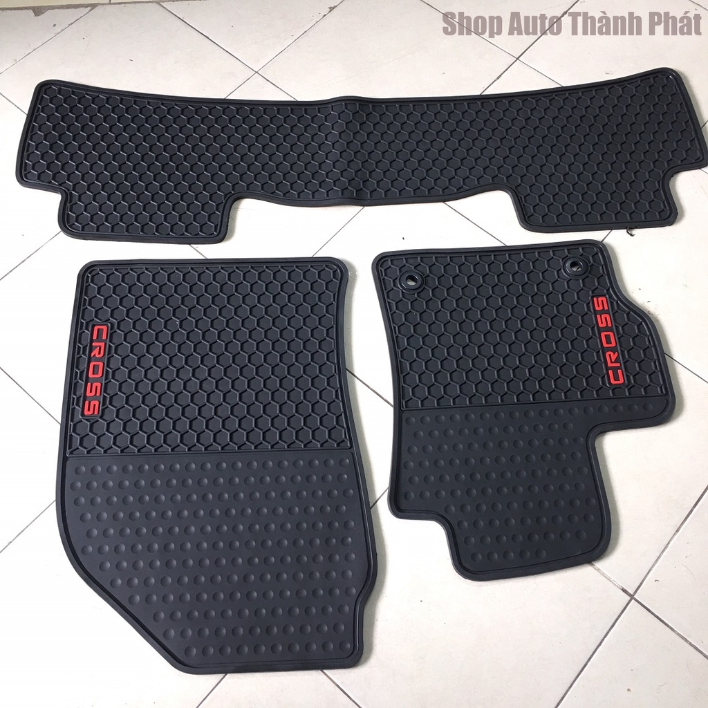 Thảm lót sàn cao su 3D xe Toyota Cross 2020 2021 2022 2023 Hàng Cao Cấp, Không Mùi
