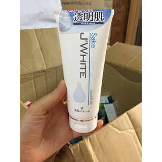 Sữa rửa mặt J’WHITE tinh chất Rượu SaKe (160g)