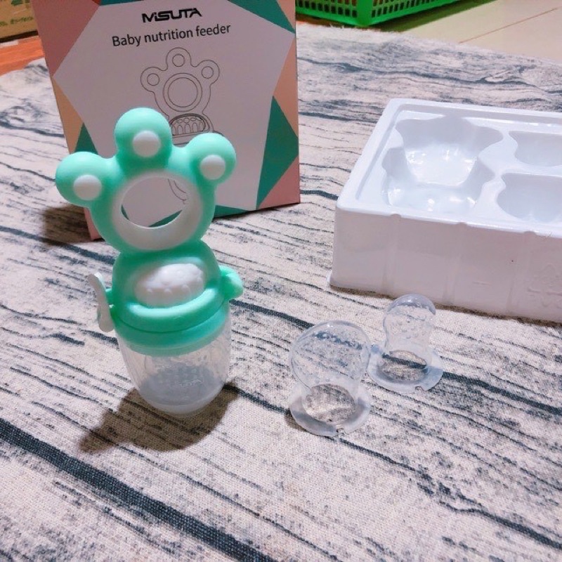 Túi tập nhai ăn dặm chống hóc kèm 3 đầu thay thế an toàn cho bé - MISUTA