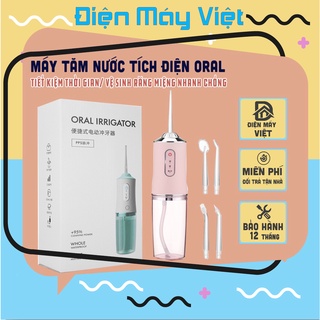 [Hàng Cao Cấp] Máy Tăm Nước Tích Điện Cầm Tay Thông Minh, Tăm Nước Cầm Tay Tích Điện Công Nghệ Cao- Bảo Hành 12 Tháng