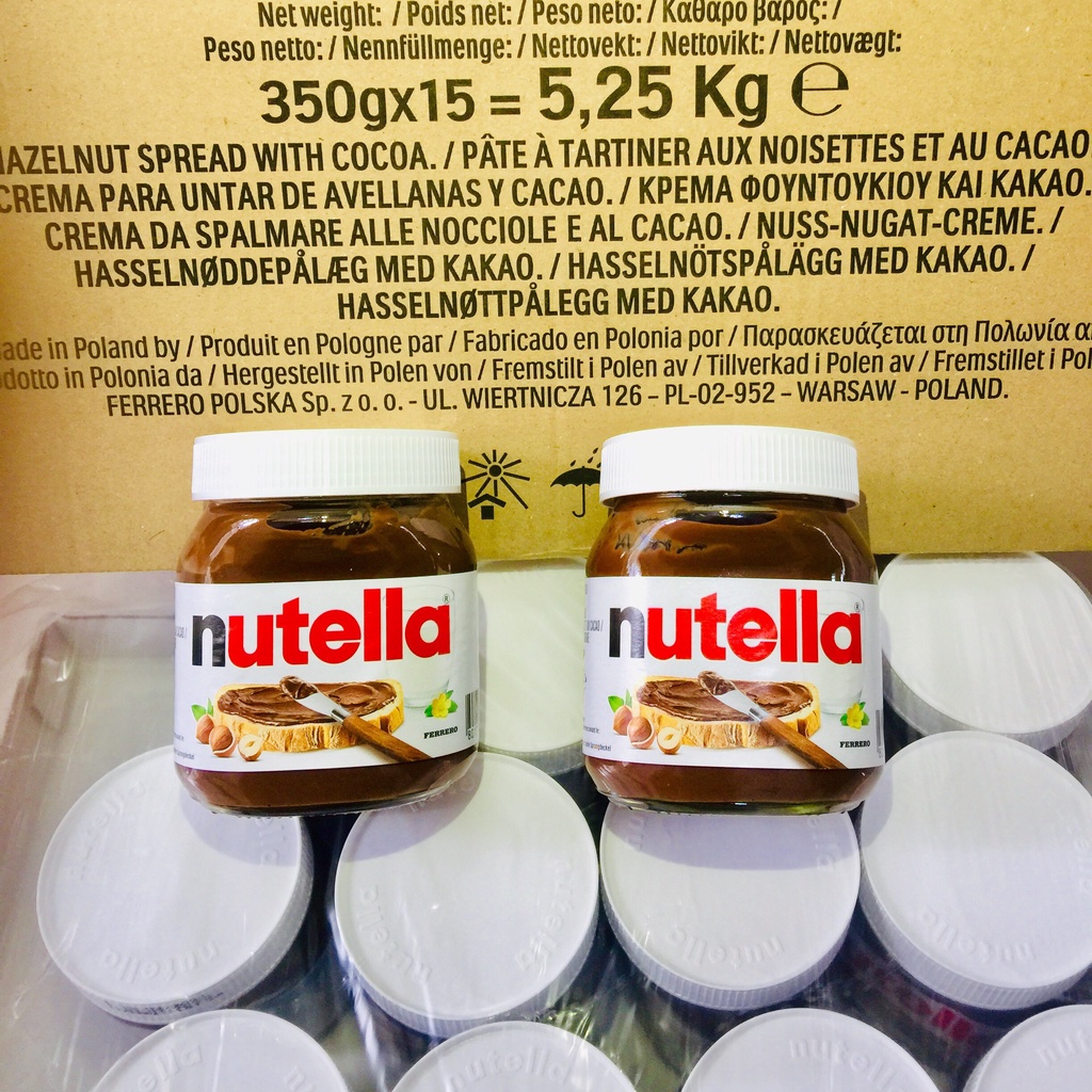 Bơ Nutella (Hủ Thuỷ Tinh) - 350g / Mỹ