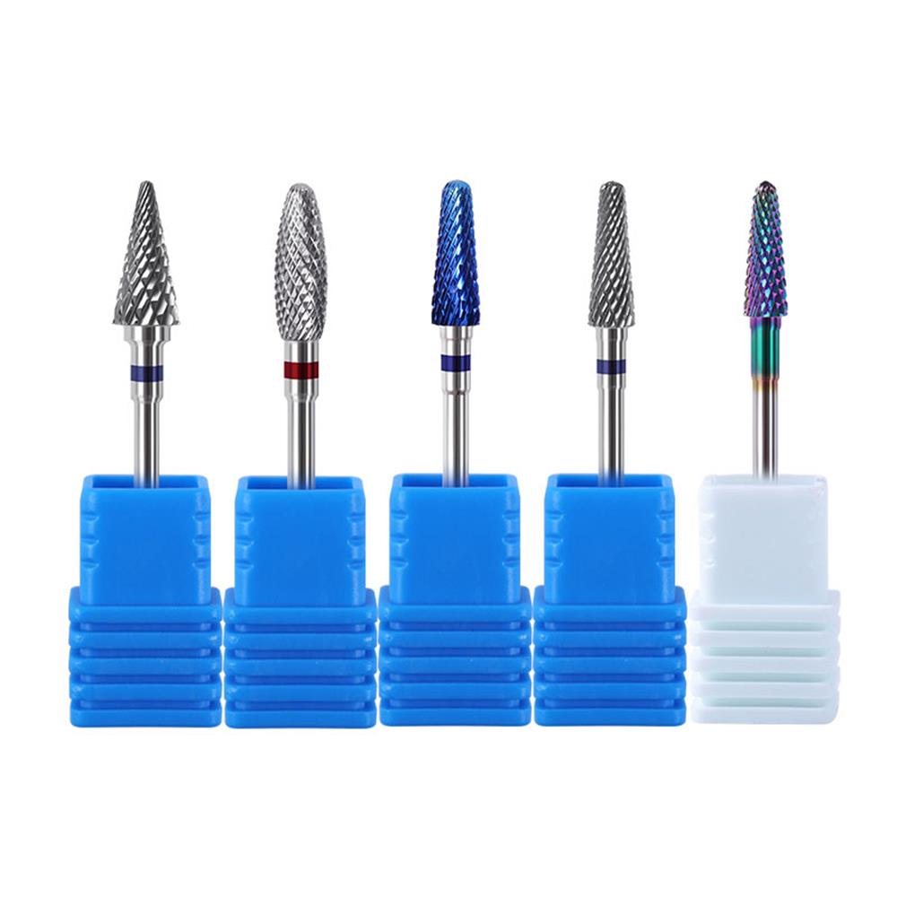 ❀SIMPLE❀ Beauty Nail File Nail Art Tools Tungsten Steel Nail Drill Bit Pedicure Manicure Cuticle Clean For Electric Milling Machine Hot Sale Grinding head