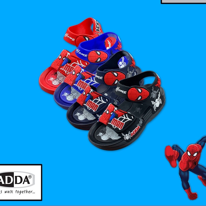 SIêu Hot Dép Quai Hậu Sandal Adda 32E11 - người nhện spiderman bé trai Thái Lan