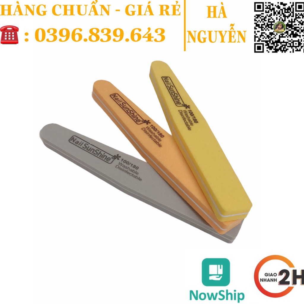 Phào dài Chà Móng 2 Mặt Sunshine - Bufer Nhám Móng Tạo Độ Bám CHo SƠn Gel