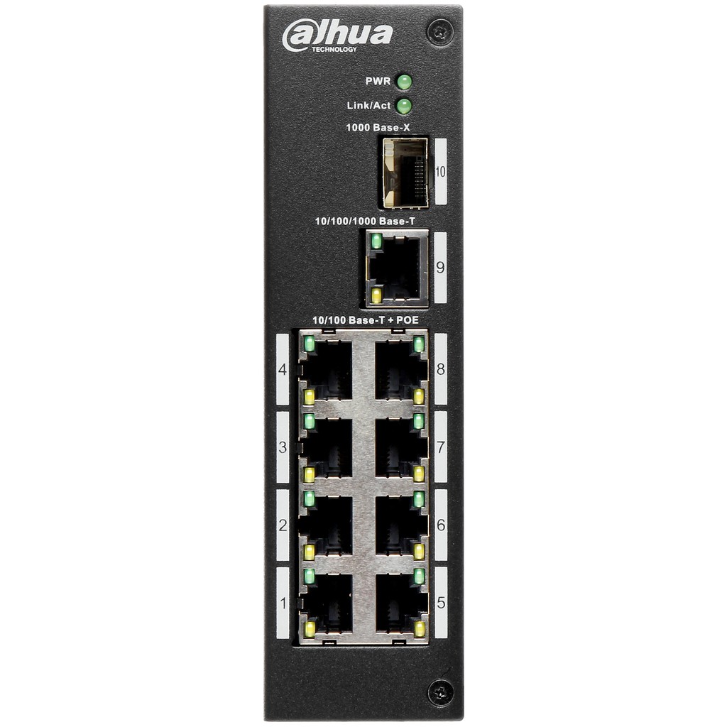 [Chính hãng] [Giá hủy diệt] Bộ chia mạng Switch POE 10 port ( 8 POE) Dahua DH-PFS3110-8P-96 (BH 18T)