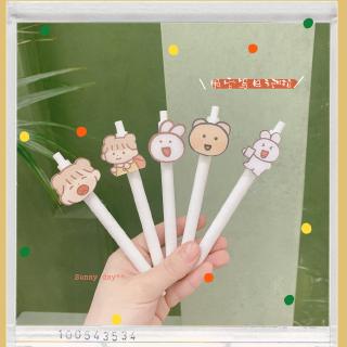 Bút Bi Mực Đen Ngòi 0.5mm Kiểu Dáng Dễ Thương Cho Học Sinh