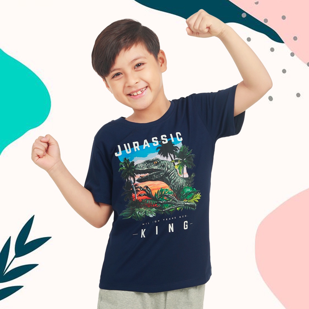 Áo thun bé trai 100% cotton loại tốt, áo phông thương hiệu BABY FOX size nhí, trung, đại