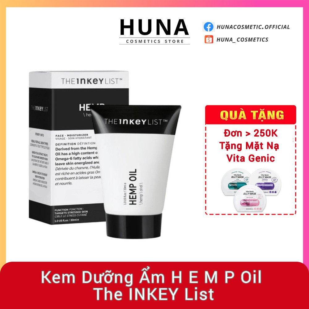 hemp oil moisturizer the inkey list