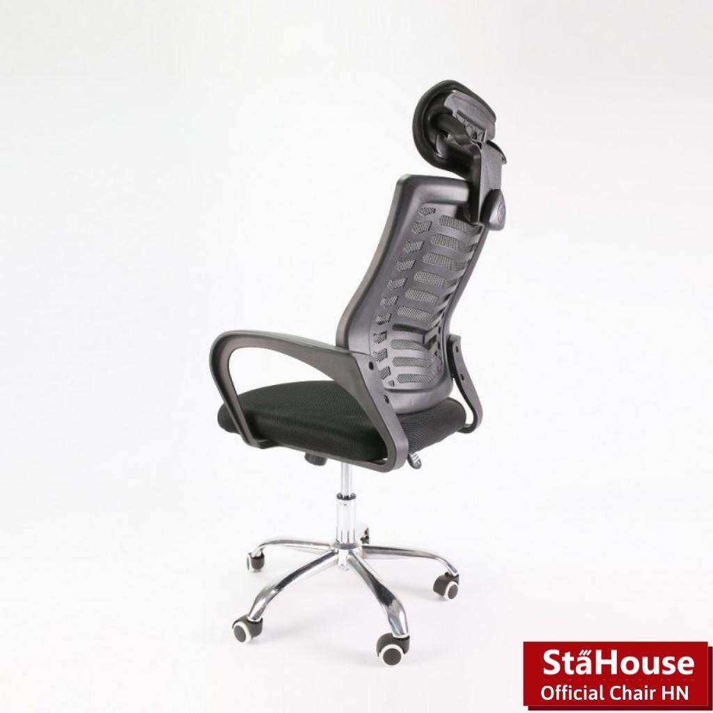 Ghế Văn Phòng GVP410 Stahouse Ngả Lưng Tựa Đầu Chân Xoay Stahouse Official Chair HN, Ghế Làm Việc Tại Nhà