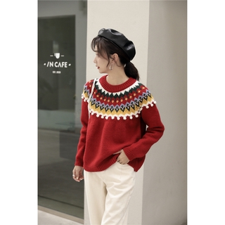 Áo Len Họa Tiết Hàn Quốc 697