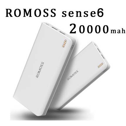 Pin Romoss 20.000 chính hãng sense 6