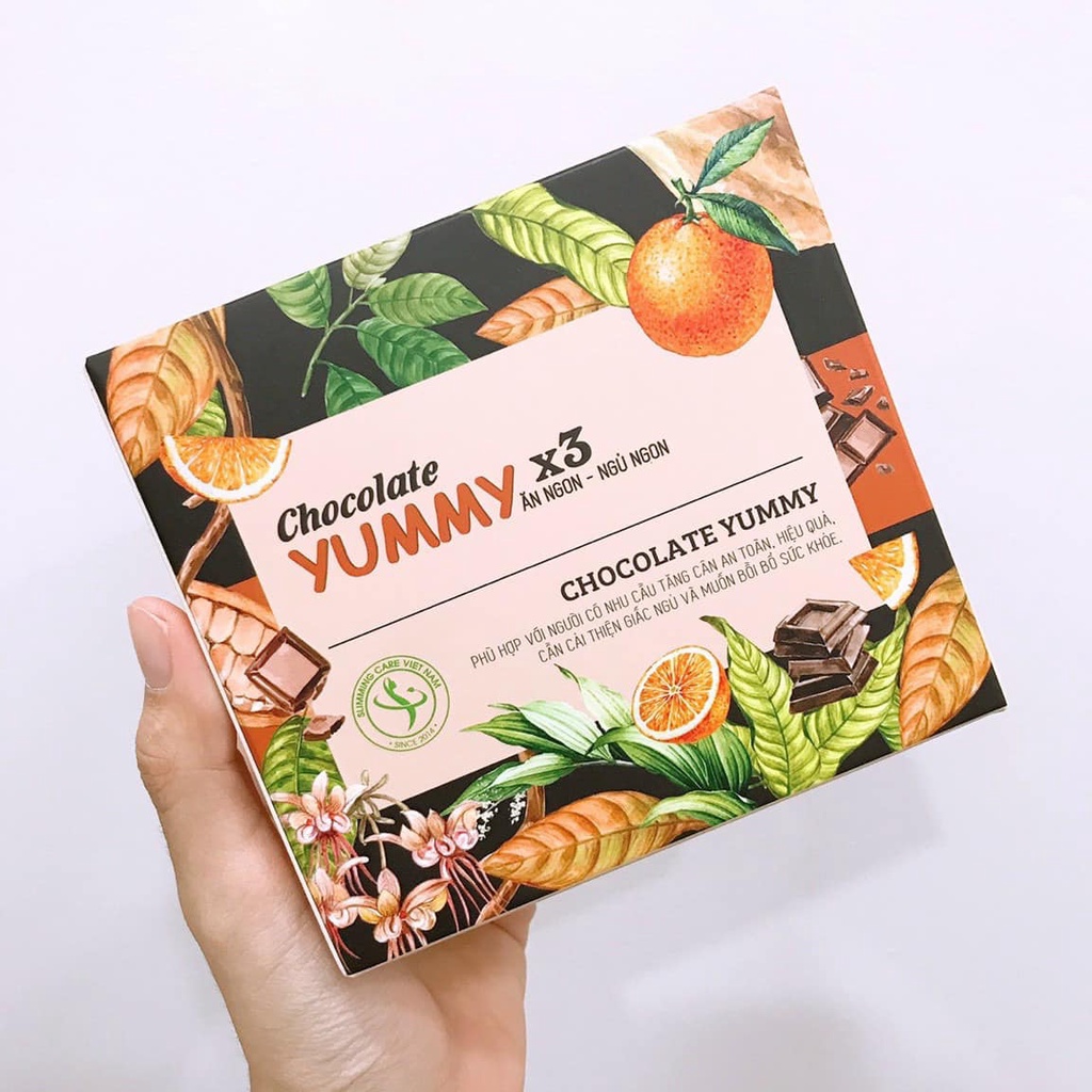 Kẹo Tăng Cân Chocolate Yummy X3 Kẹo Socola Kích Thích Ăn Ngon Hỗ Trợ Tăng Cân