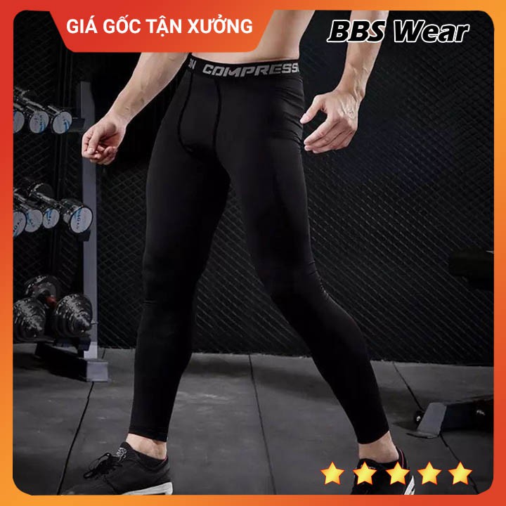 Quần COMBAT Legging Nam Dáng Dài PRO Chất Thun Co Dãn 4 Chiều Chuyên Gym, Bóng Rổ, Yoga - GY002