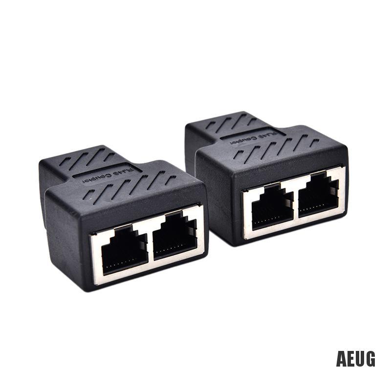 Đầu kết nối cáp mạng LAN Ethernet RJ45 chia 1 đầu vào 2 đầu ra