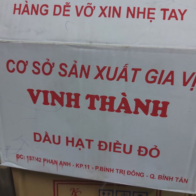 Dầu Điều Đỏ Vinh Thành 250ml