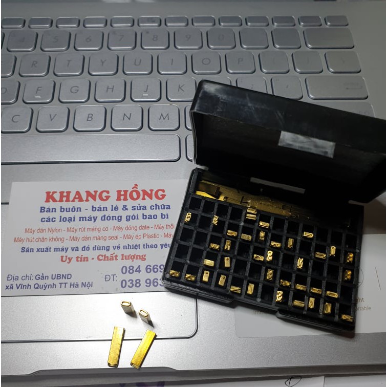 1 Chữ Số Máy In Date NSX-HSD Máy DY8, HP241B kích thước số 2x4x15 - MÁY ĐÓNG GÓI KHANG HỒNG