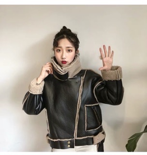 [ORDER] ÁO KHOÁC DA LÓT LÔNG CỪU ULZZANG