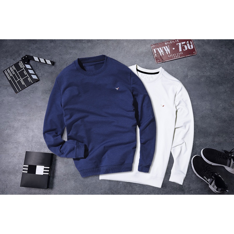 Áo Sweater Nỉ Nam Dài Tay Chất Nỉ Đẹp Không Bai Xù Vải Co Dãn Trẻ Trung MASOW2101 | BigBuy360 - bigbuy360.vn