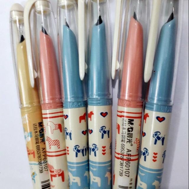 Bút máy kim tinh ngòi trơn MG 60105 và 60106 ,60107 luyện viết chữ đẹp